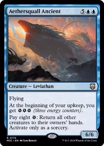 Aethersquall Ancient (Ripple Foil) (174), Commander: Modern Horizons 3 — Magic card price