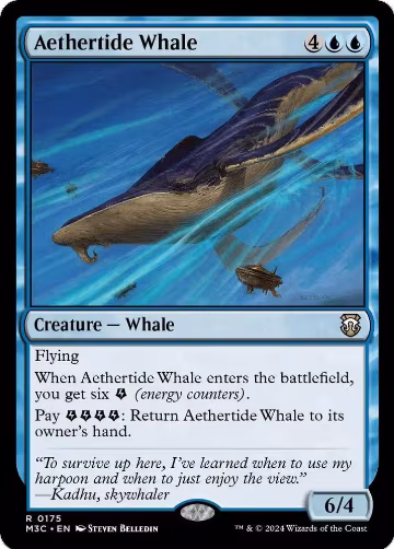 Aethertide Whale (Ripple Foil) (175), Commander: Modern Horizons 3 — Magic card price