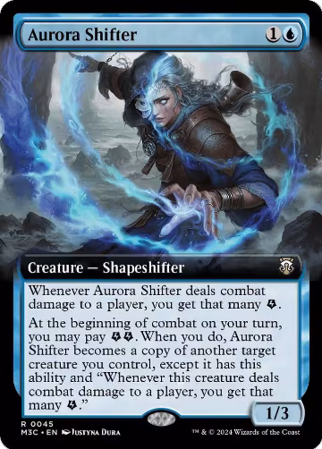Aurora Shifter (Extended Art) (Ripple Foil) (45), Commander: Modern Horizons 3 — Magic card price