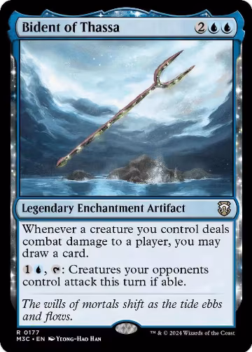 Bident of Thassa (Ripple Foil) (177), Commander: Modern Horizons 3 — Magic card price