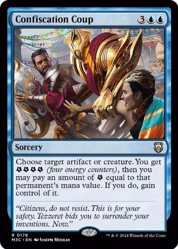 Confiscation Coup (Ripple Foil) (178), Commander: Modern Horizons 3 — Magic card price