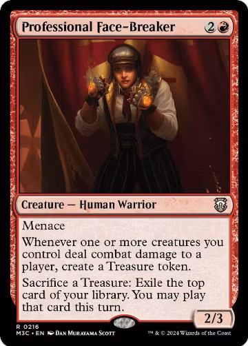 Professional Face-Breaker (Ripple Foil) (216), Commander: Modern Horizons 3 — Magic card price