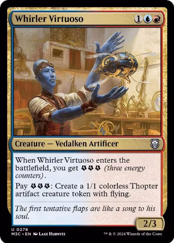 Whirler Virtuoso (Ripple Foil) (278), Commander: Modern Horizons 3 — Magic card price