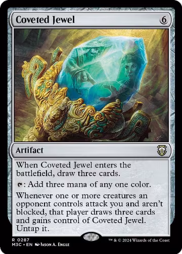 Coveted Jewel (Ripple Foil) (287), Commander: Modern Horizons 3 — Magic card price