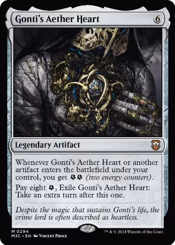 Gonti's Aether Heart (Ripple Foil) (294), Commander: Modern Horizons 3 — Magic card price