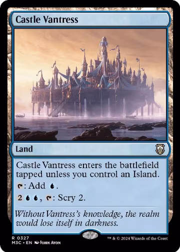 Castle Vantress (Ripple Foil) (327), Commander: Modern Horizons 3 — Magic card price