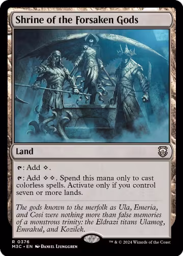 Shrine of the Forsaken Gods (376), Commander: Modern Horizons 3 — Magic card price