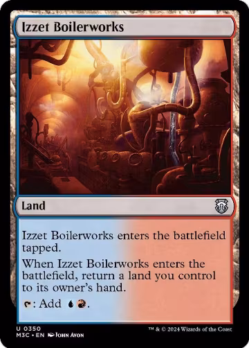 Izzet Boilerworks (Ripple Foil) (350), Commander: Modern Horizons 3 — Magic card price