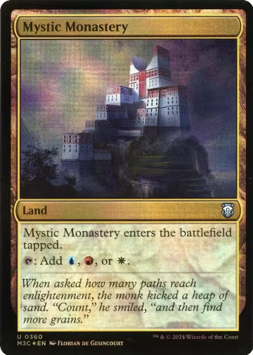Mystic Monastery (Ripple Foil) (360), Commander: Modern Horizons 3 — Magic card price