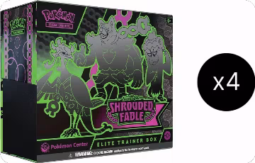 Shrouded Fable Pokemon Center Elite Trainer Box (Exclusive) Case, Shrouded Fable — Pokémon sealed product price