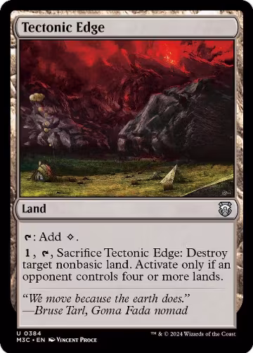 Tectonic Edge (384), Commander: Modern Horizons 3 — Magic card price