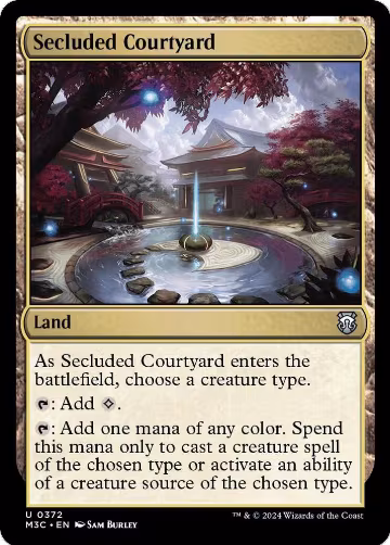 Secluded Courtyard (372), Commander: Modern Horizons 3 — Magic card price