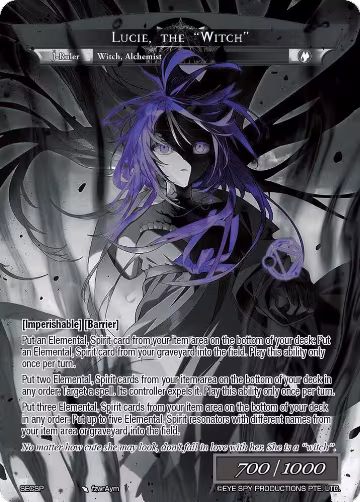 Lucie, Synthetic Alchemist // Lucie, the "Witch" (SECSP) (SECSP), Thoth of the Trinity — Force of Will card price