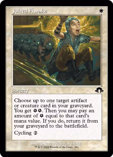 Jolted Awake (Retro Frame) (392), Modern Horizons 3 — Magic card price