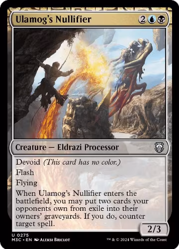Ulamog's Nullifier (275), Commander: Modern Horizons 3 — Magic card price