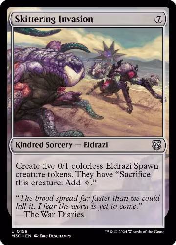 Skittering Invasion (159), Commander: Modern Horizons 3 — Magic card price