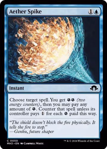 Aether Spike (50), Modern Horizons 3 — Magic card price