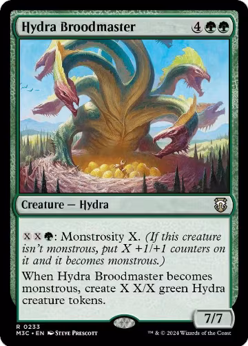 Hydra Broodmaster (233), Commander: Modern Horizons 3 — Magic card price