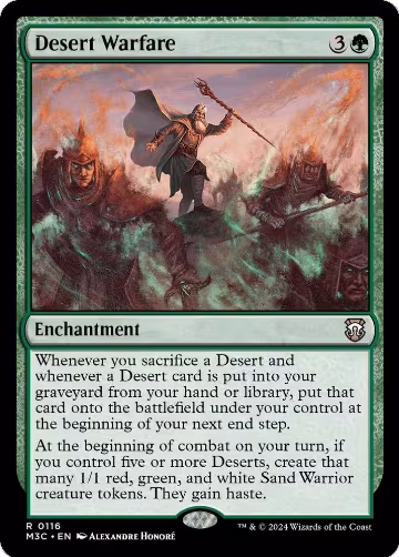 Desert Warfare (116), Commander: Modern Horizons 3 — Magic card price