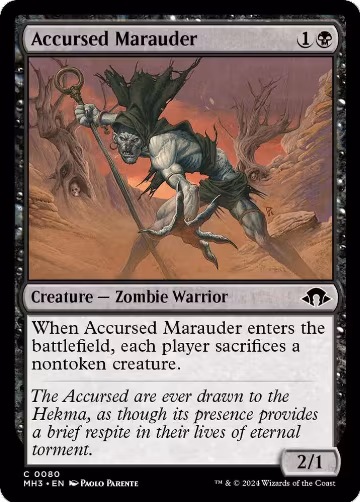 Accursed Marauder (80), Modern Horizons 3 — Magic card price