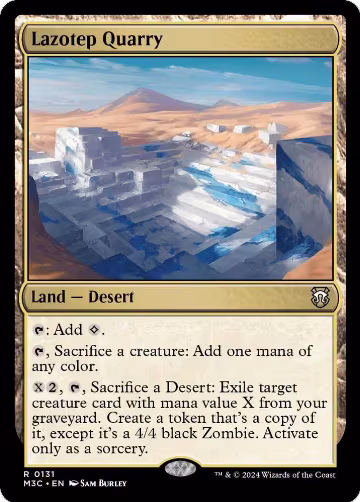 Lazotep Quarry (131), Commander: Modern Horizons 3 — Magic card price