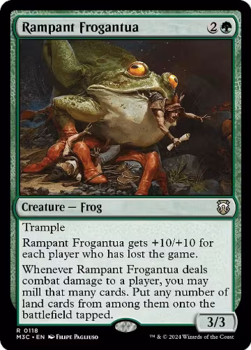 Rampant Frogantua (118), Commander: Modern Horizons 3 — Magic card price