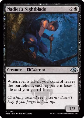 Nadier's Nightblade (275), Modern Horizons 3 — Magic card price