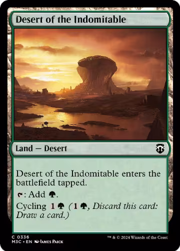 Desert of the Indomitable (336), Commander: Modern Horizons 3 — Magic card price