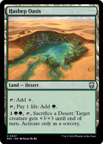 Hashep Oasis (347), Commander: Modern Horizons 3 — Magic card price
