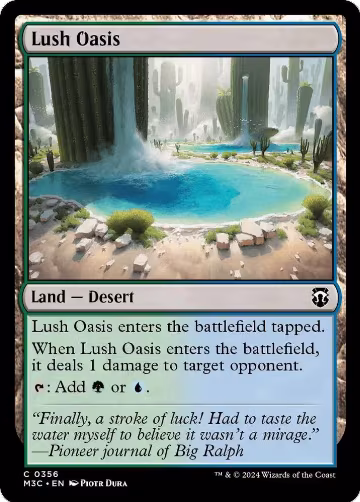 Lush Oasis (356), Commander: Modern Horizons 3 — Magic card price