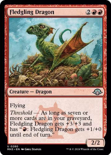 Fledgling Dragon (280), Modern Horizons 3 — Magic card price