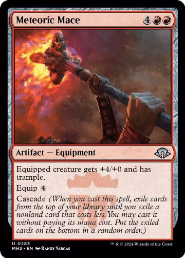 Meteoric Mace (283), Modern Horizons 3 — Magic card price
