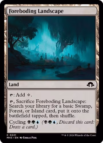Foreboding Landscape (221), Modern Horizons 3 — Magic card price