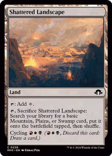 Shattered Landscape (226), Modern Horizons 3 — Magic card price