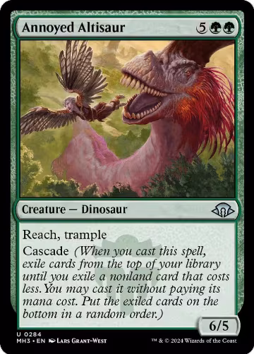 Annoyed Altisaur (284), Modern Horizons 3 — Magic card price