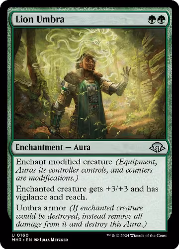Lion Umbra (160), Modern Horizons 3 — Magic card price
