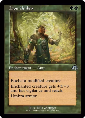 Lion Umbra (Retro Frame) (426), Modern Horizons 3 — Magic card price