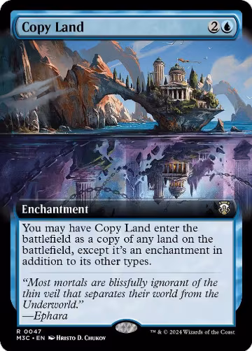 Copy Land (Extended Art) (47), Commander: Modern Horizons 3 — Magic card price