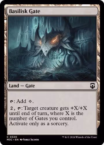 Basilisk Gate (Ripple Foil) (320), Commander: Modern Horizons 3 — Magic card price