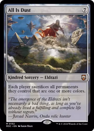 All Is Dust (Ripple Foil) (152), Commander: Modern Horizons 3 — Magic card price