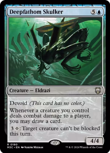 Deepfathom Skulker (Ripple Foil) (180), Commander: Modern Horizons 3 — Magic card price