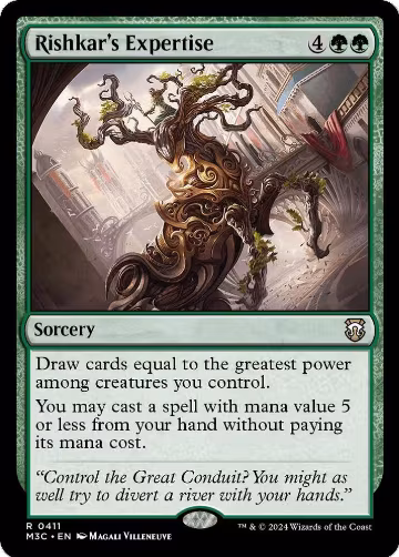 Rishkar's Expertise (Ripple Foil) (411), Commander: Modern Horizons 3 — Magic card price