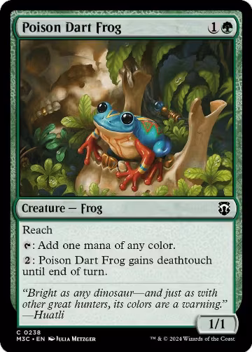 Poison Dart Frog (Ripple Foil) (238), Commander: Modern Horizons 3 — Magic card price