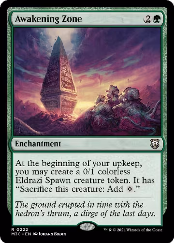 Awakening Zone (Ripple Foil) (222), Commander: Modern Horizons 3 — Magic card price