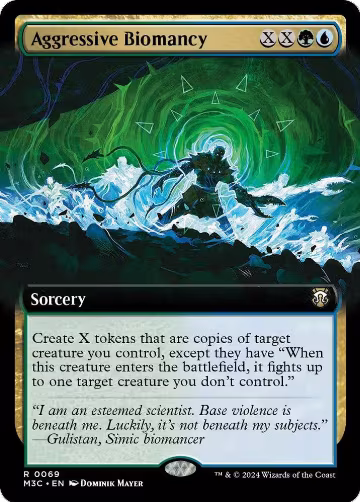 Aggressive Biomancy (Extended Art) (69), Commander: Modern Horizons 3 — Magic card price