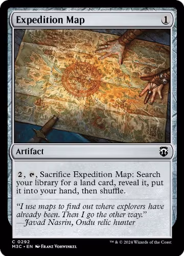 Expedition Map (Ripple Foil) (292), Commander: Modern Horizons 3 — Magic card price