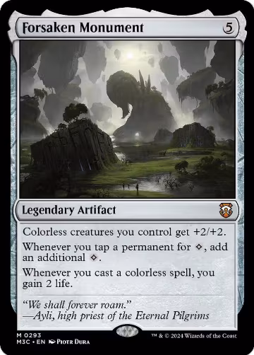 Forsaken Monument (Ripple Foil) (293), Commander: Modern Horizons 3 — Magic card price