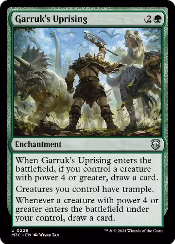 Garruk's Uprising (Ripple Foil) (229), Commander: Modern Horizons 3 — Magic card price