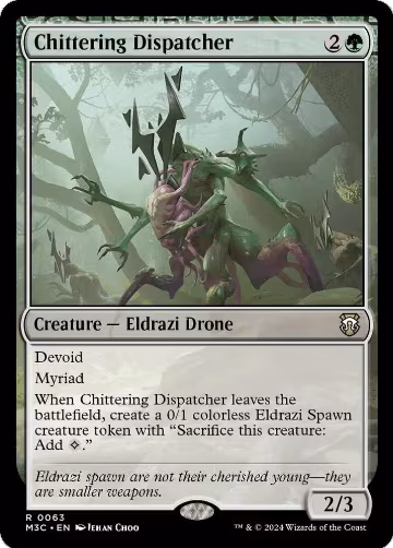 Chittering Dispatcher (Ripple Foil) (63), Commander: Modern Horizons 3 — Magic card price