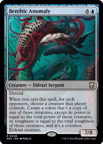 Benthic Anomaly (Ripple Foil) (46), Commander: Modern Horizons 3 — Magic card price